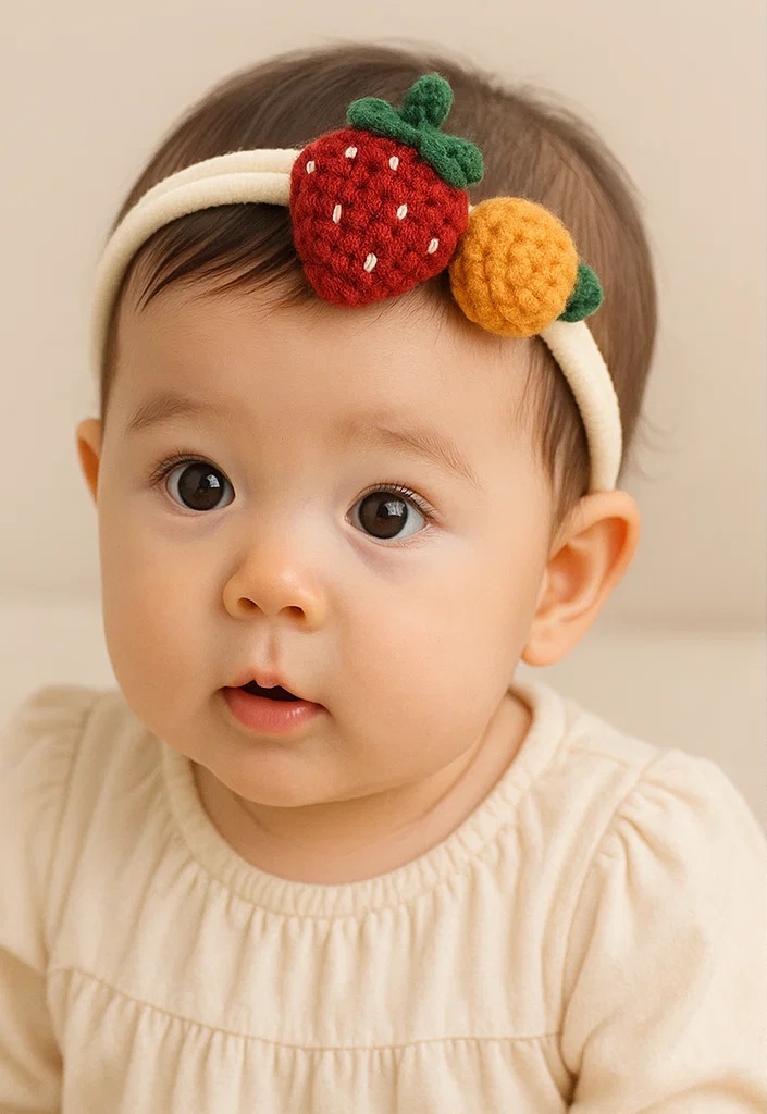 Strawberry Kumquat Baby Headband
